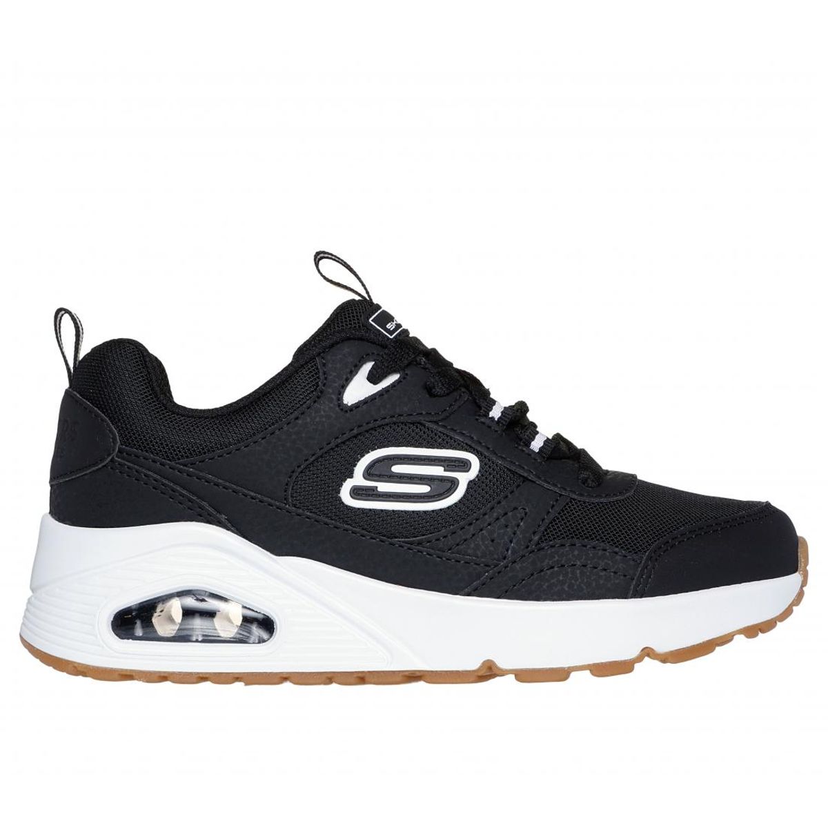 SKECHERS - Zapatilla Niño Uno Retro-Groove Negro Skechers