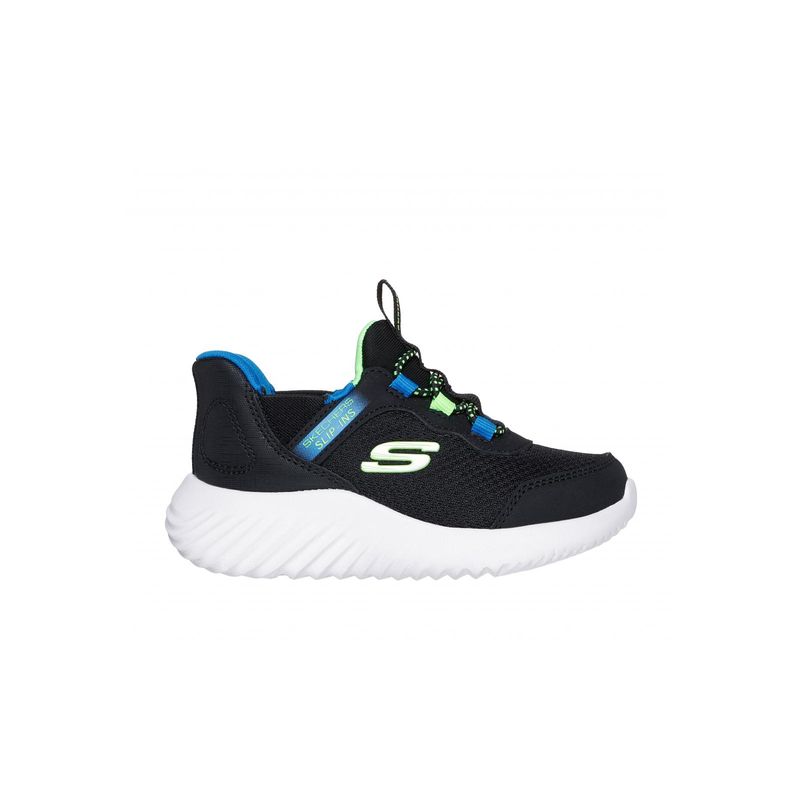 SKECHERS - Zapatilla Niño Skechers Slip-ins: Bounder I Negro