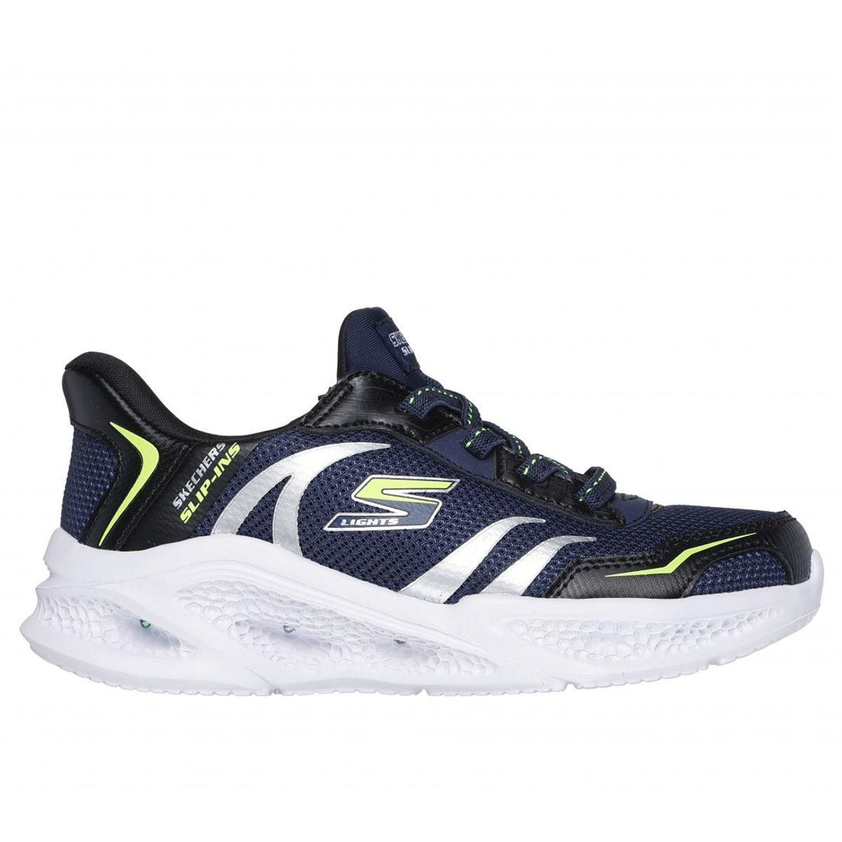 SKECHERS - Zapatilla Niño Skechers Slip-ins: Skechers Meteor-Lights Azul