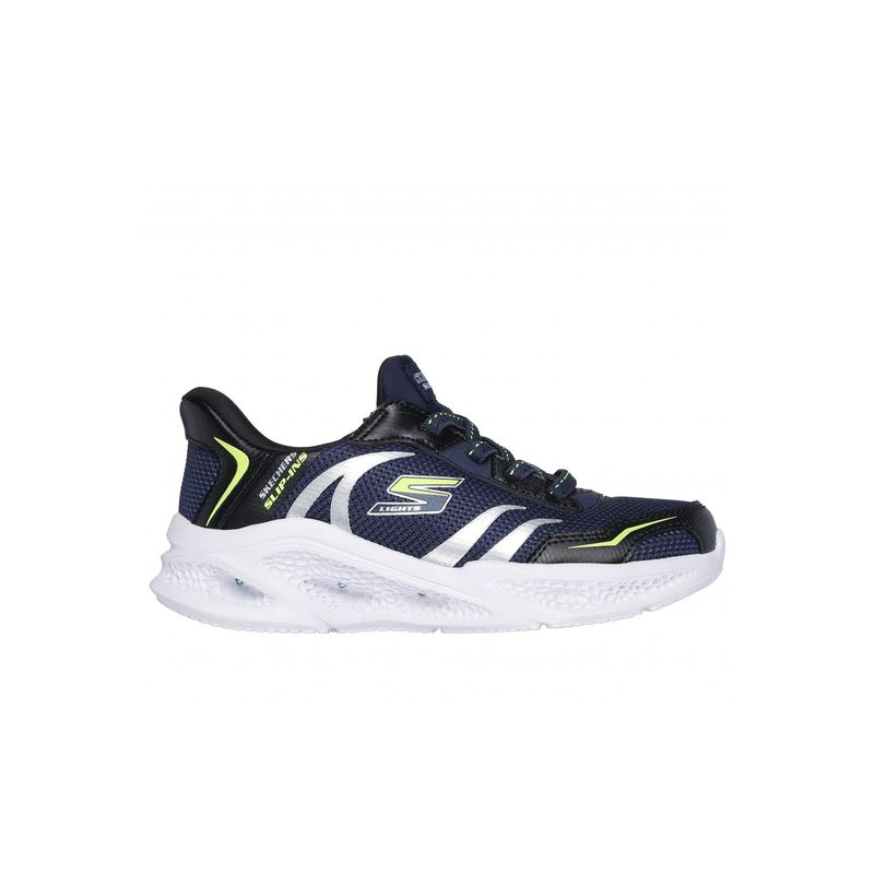 SKECHERS - Zapatilla Niño Skechers Slip-ins: Skechers Meteor-Lights Azul