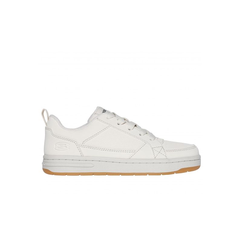 SKECHERS - Zapatilla Niño Smooth Street Steady-Zip Beige Skechers
