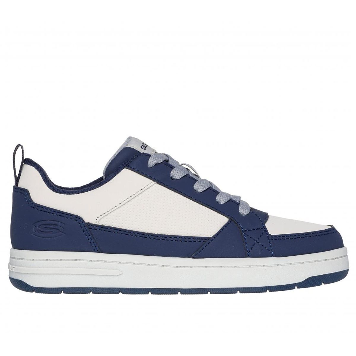 SKECHERS - Zapatilla Niño Smooth Street Steady-Zip Azul Skechers