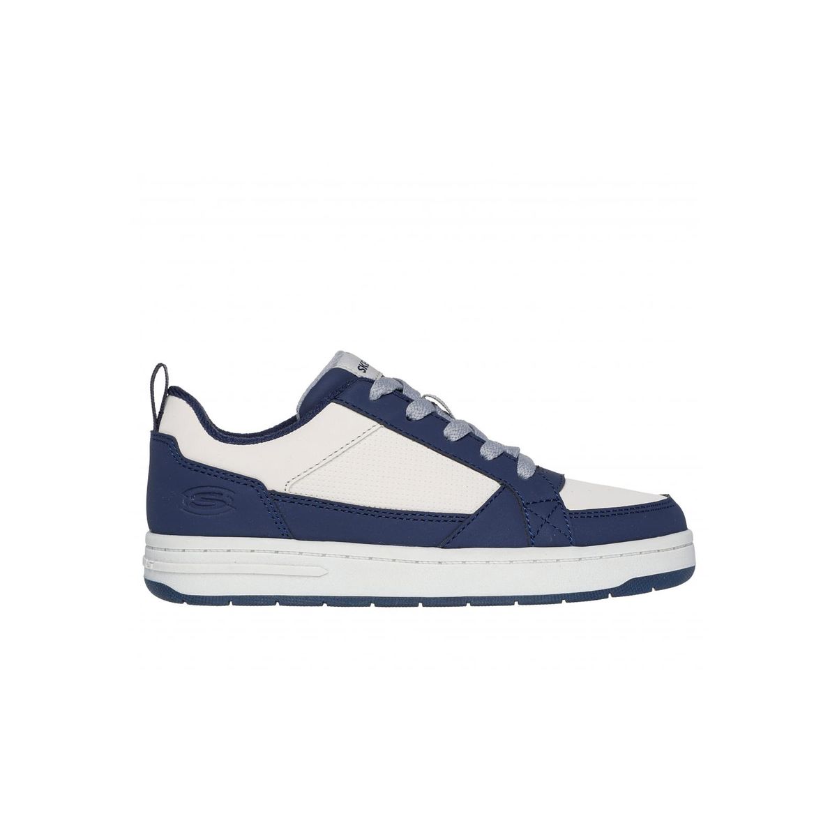 SKECHERS - Zapatilla Niño Smooth Street Steady-Zip Azul Skechers