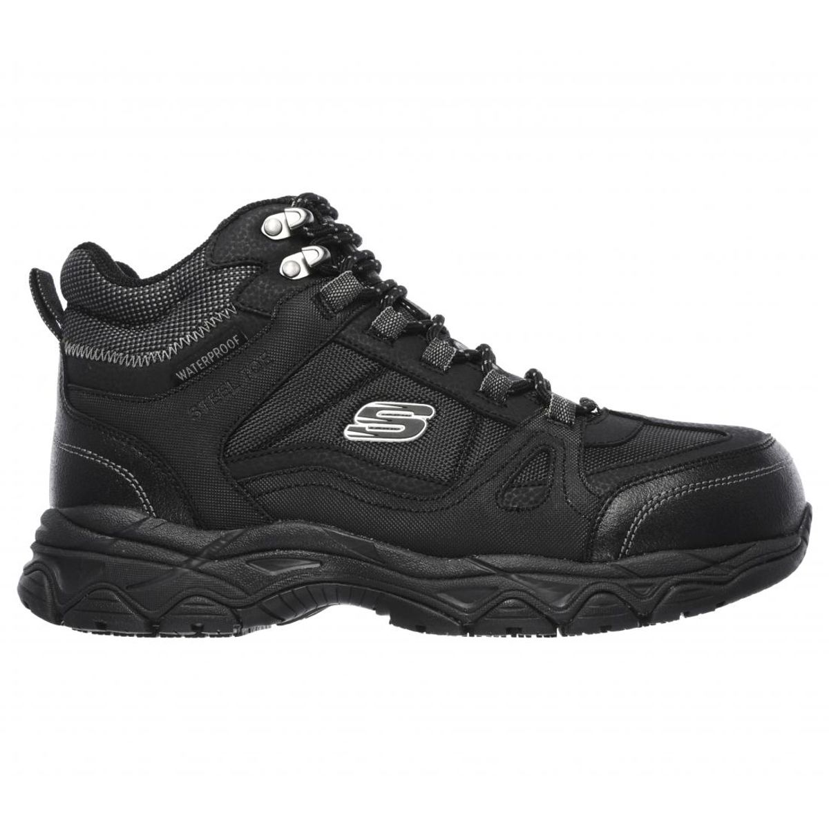 SKECHERS - Zapato Hombre Work Ledom Negro ST Skechers