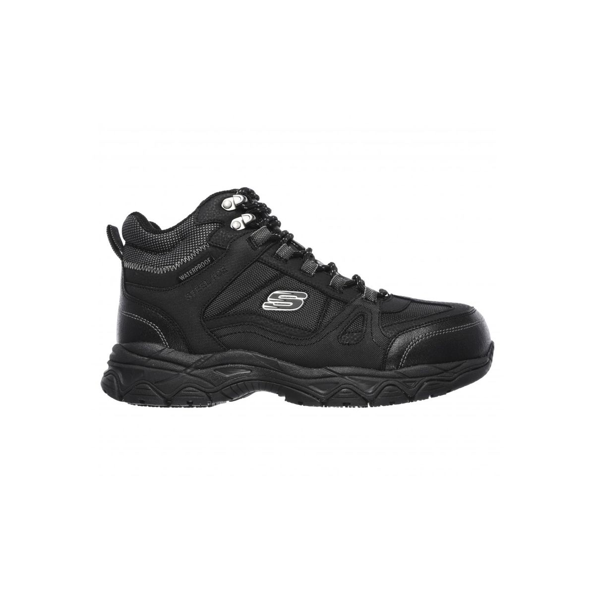 SKECHERS - Zapato Hombre Work Ledom Negro ST Skechers