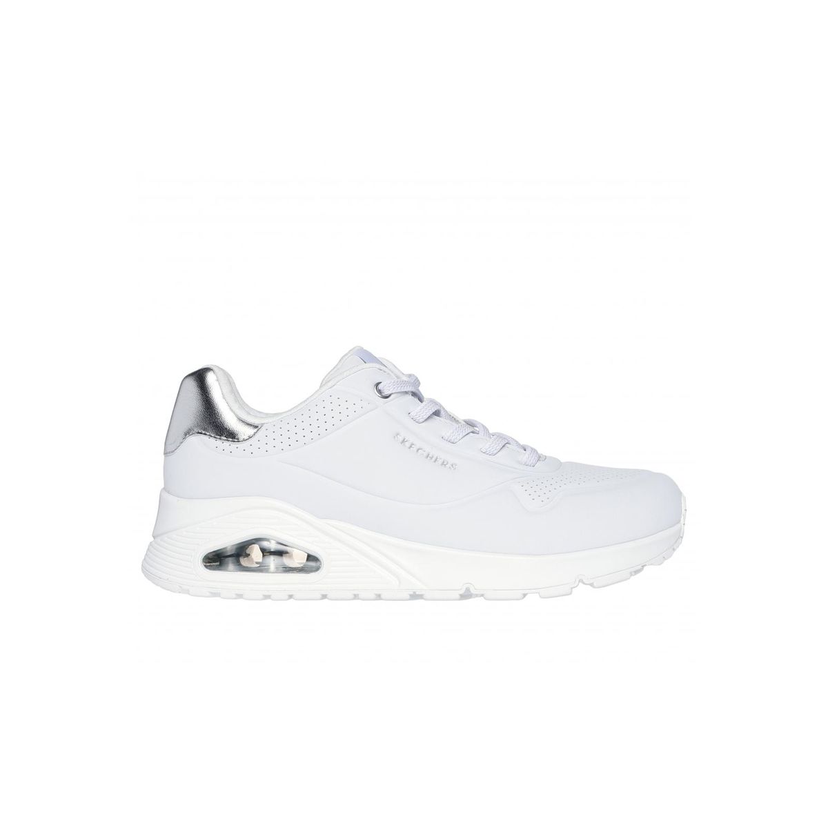 SKECHERS - Zapatilla Mujer Uno Shimmer Away Blanco Skechers