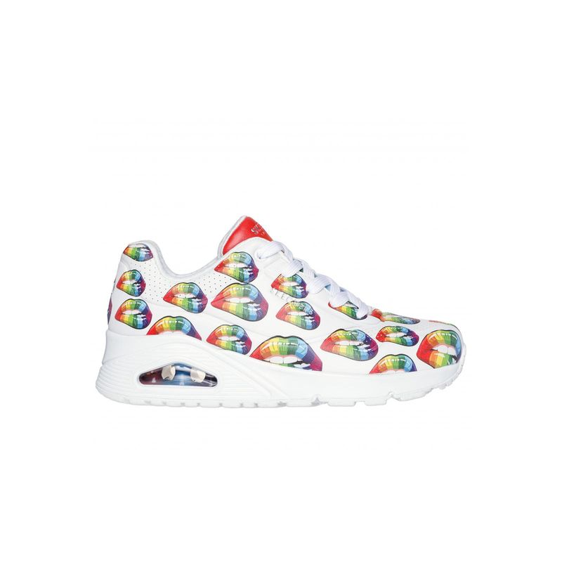 SKECHERS - Zapatilla Mujer Uno Prism Kisses Blanco Skechers