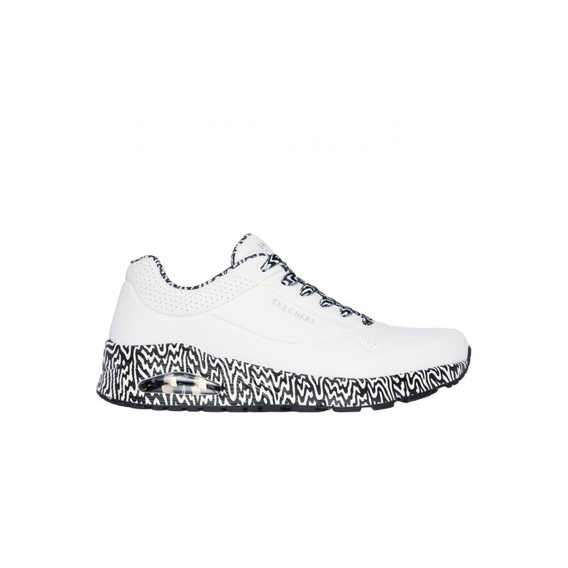SKECHERS - Zapatilla Hombre Uno Mini Drip Blanca Skechers