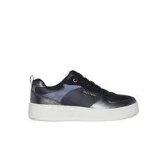SKECHERS - Zapatilla Mujer Sport Court 92 Sheer Shine Negro