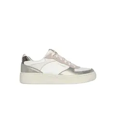 SKECHERS - Zapatilla Mujer Sport Court 92 Sheer Shine Blanco