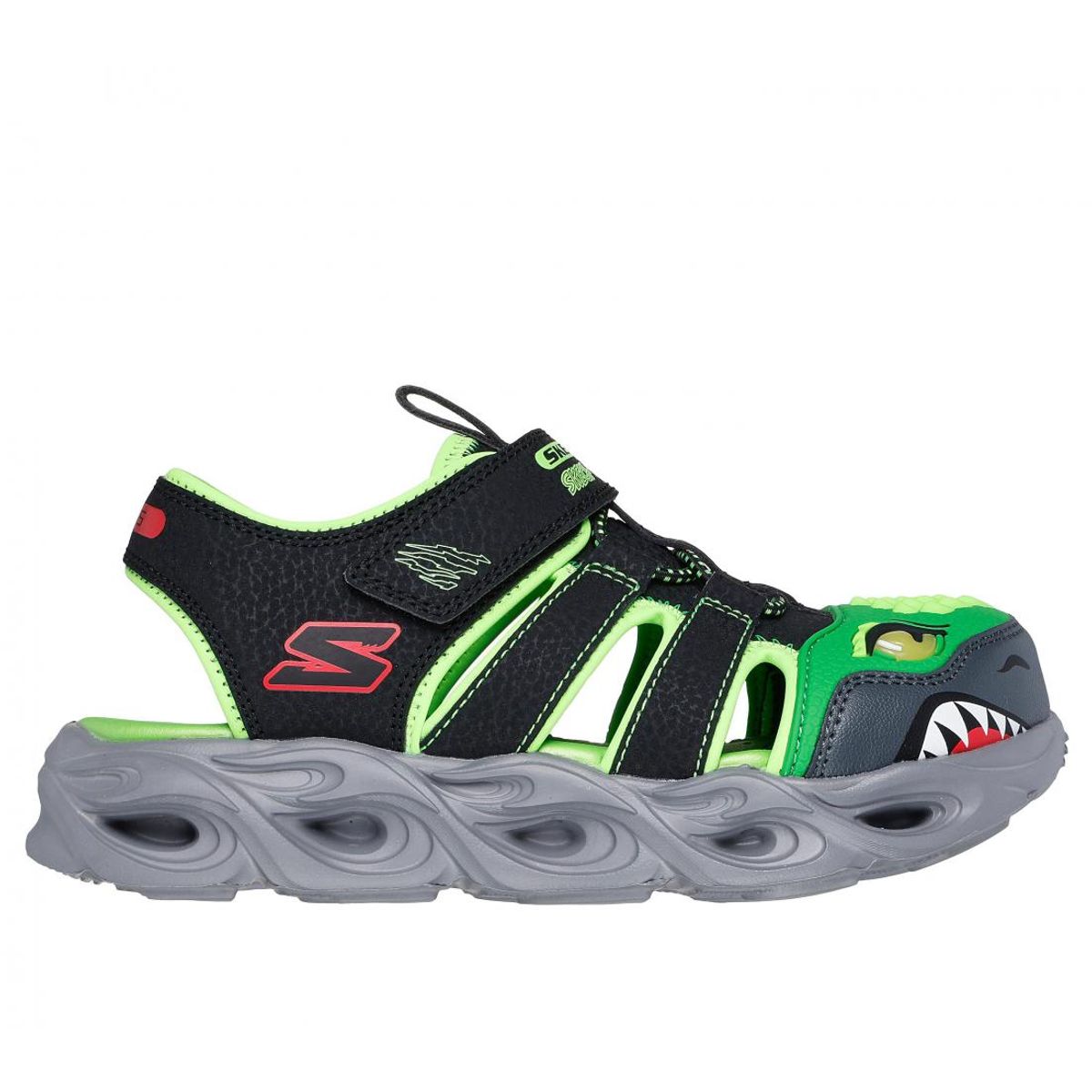 SKECHERS - Sandalia Niño Thermo-Splash Hydro-Flare Negro Skechers