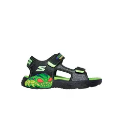 SKECHERS - Sandalia Niño Creature-Splash Negro