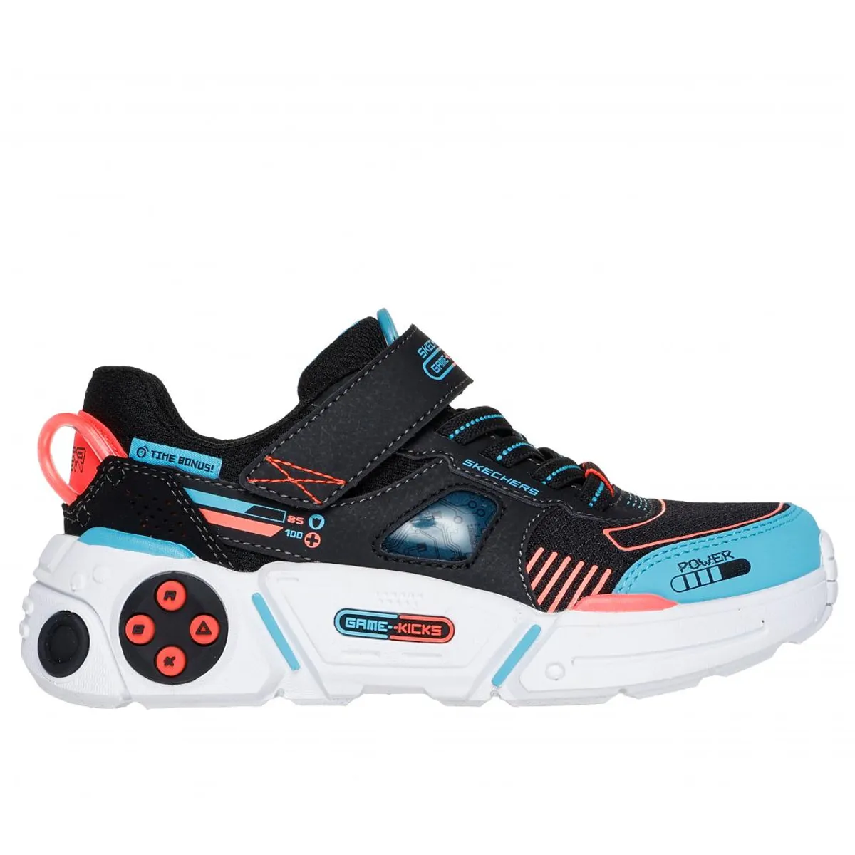 SKECHERS - Zapatilla Niño Gametronix 2.0 Negro Skechers