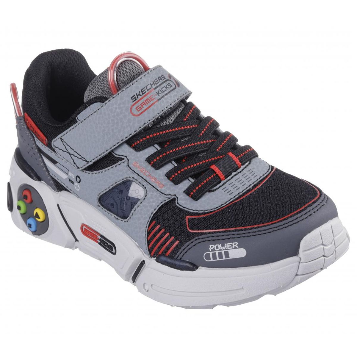 SKECHERS - Zapatilla Niño Gametronix 2.0 Gris Skechers