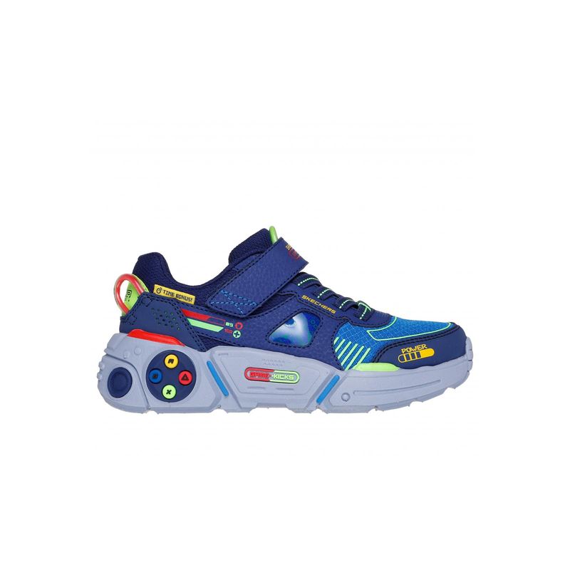 SKECHERS - Zapatilla Niño Gametronix 2.0 Azul Skechers