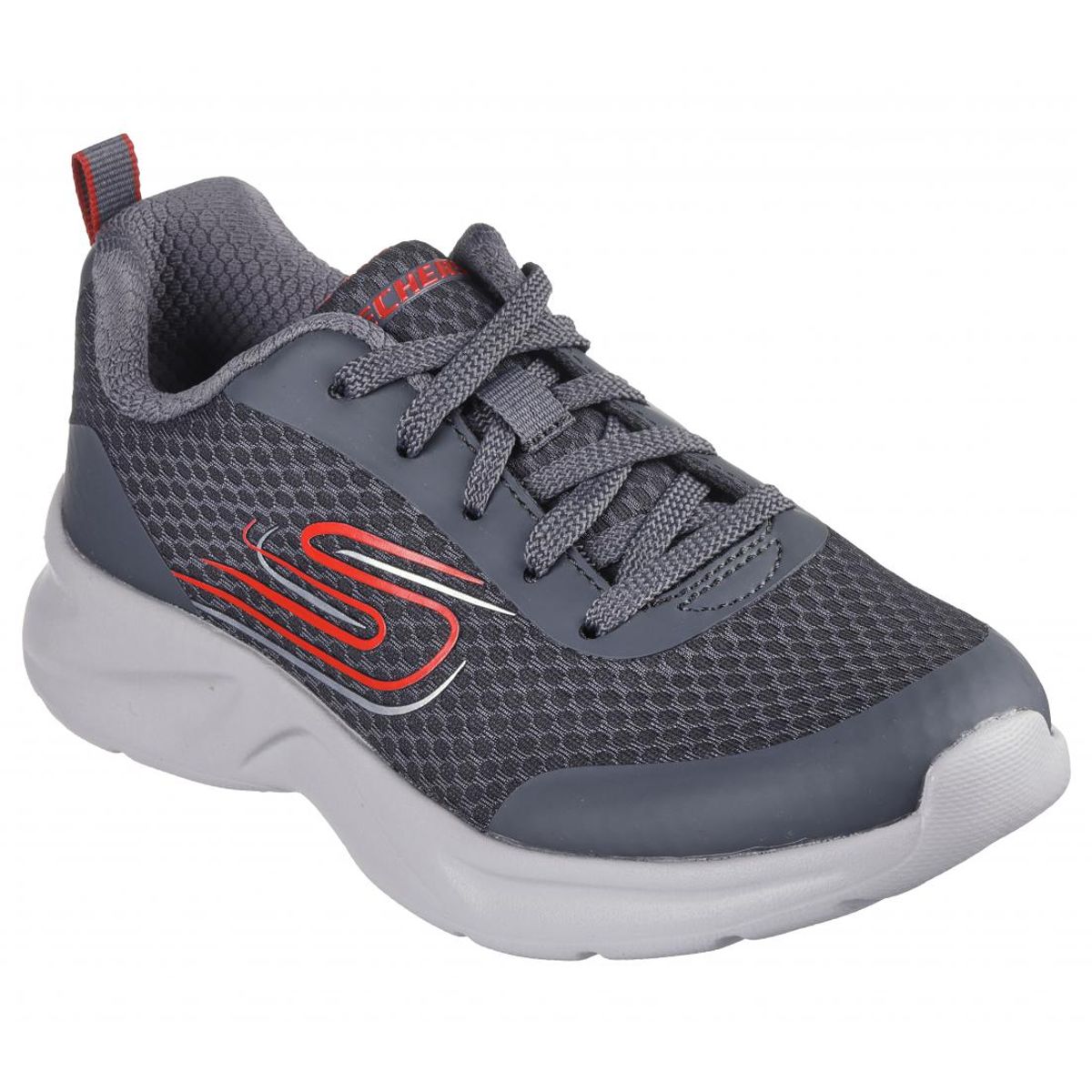 SKECHERS - Zapatilla Niño Dynamatic Gris Skechers
