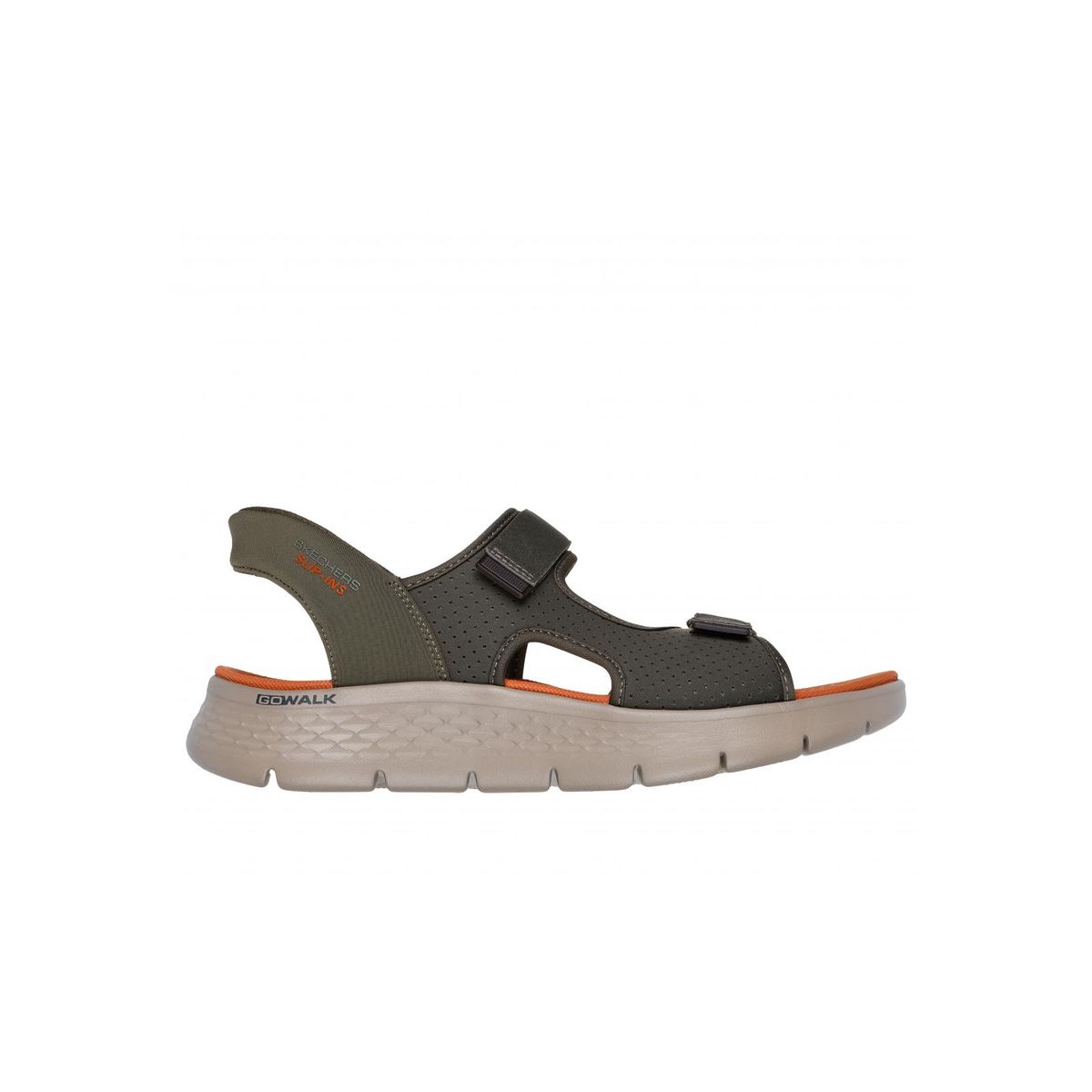 SKECHERS - Sandalia Hombre Skechers Slip-ins: Go Walk Flex Sandal Verde