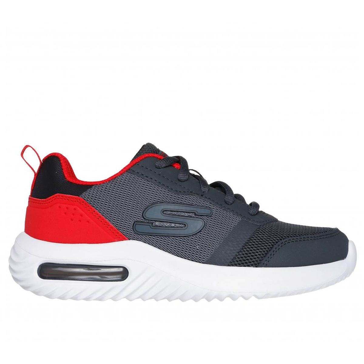 SKECHERS - Zapatilla Niño Bounder-Tech Gris Skechers