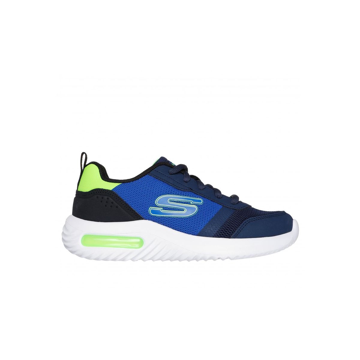 SKECHERS - Zapatilla Niño Bounder-Tech Azul Skechers