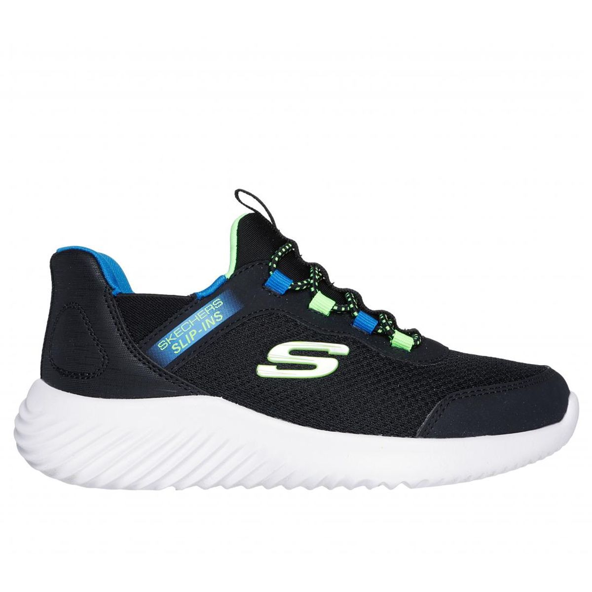 SKECHERS - Zapatilla Niño Skechers Slip-ins: Bounder Negro