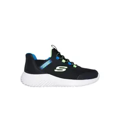 SKECHERS - Zapatilla Niño Slip-ins: Bounder Negro