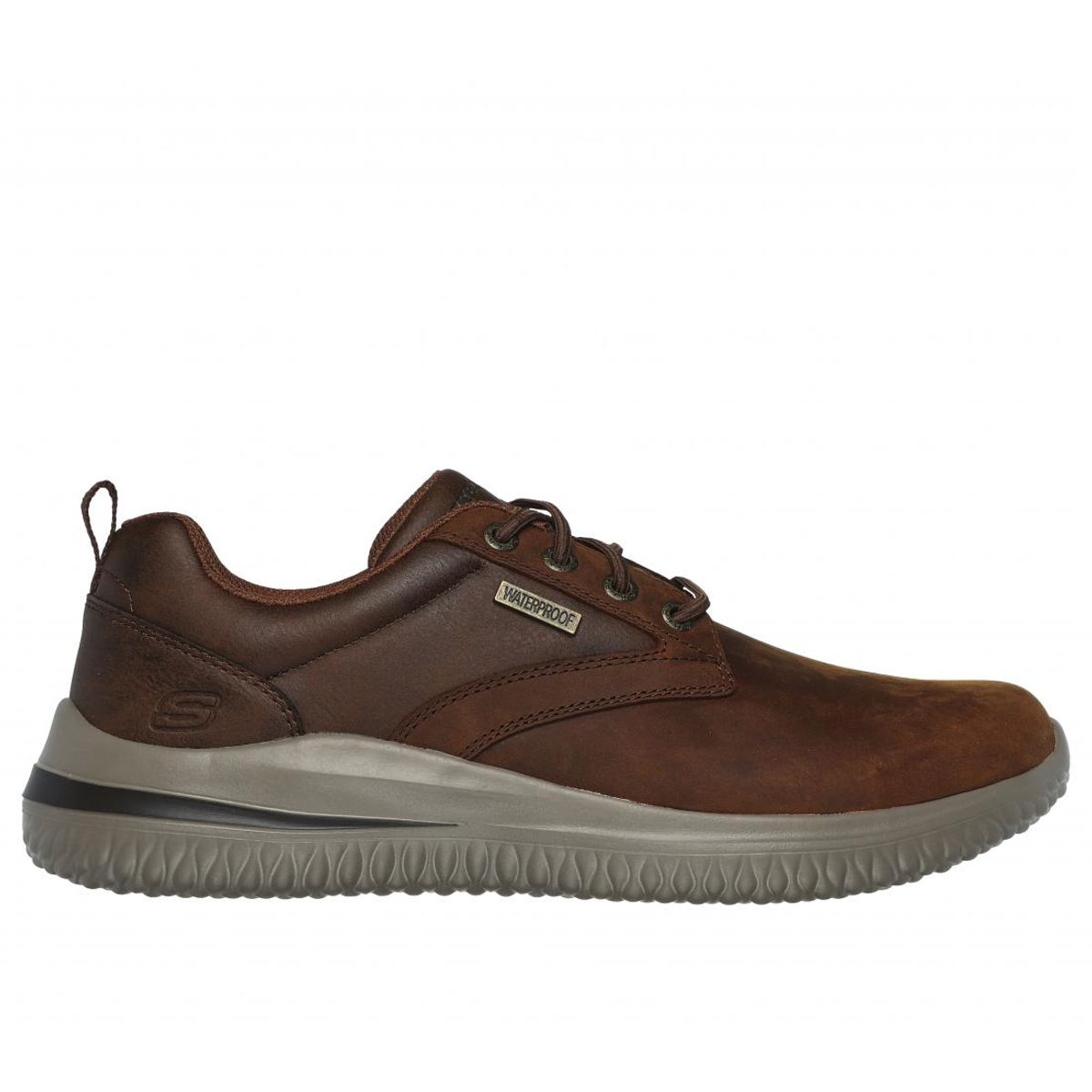 SKECHERS - Zapato Hombre Delson 3.0 Glavine Café B Skechers