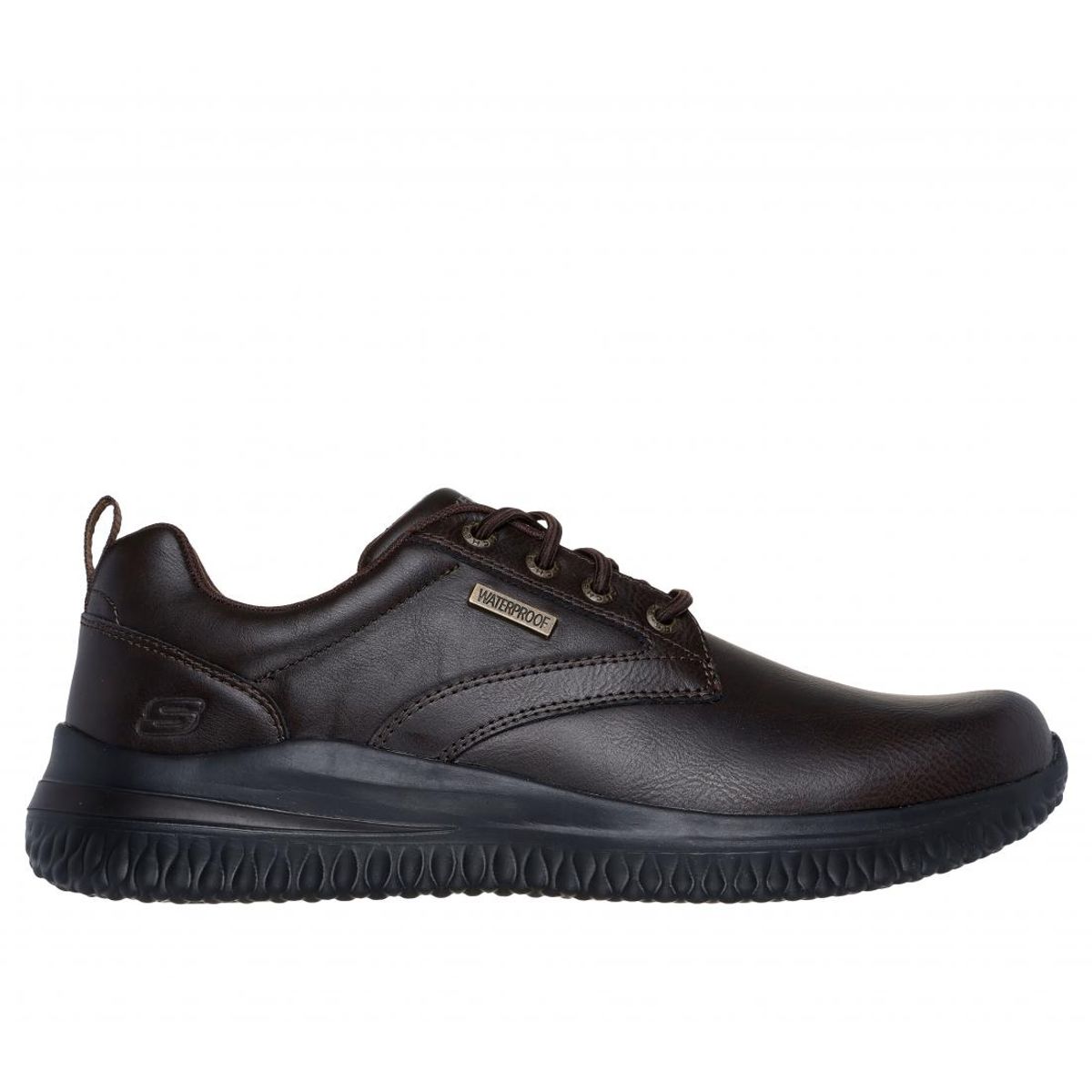SKECHERS - Zapato Hombre Delson 3.0 Glavine Café Skechers