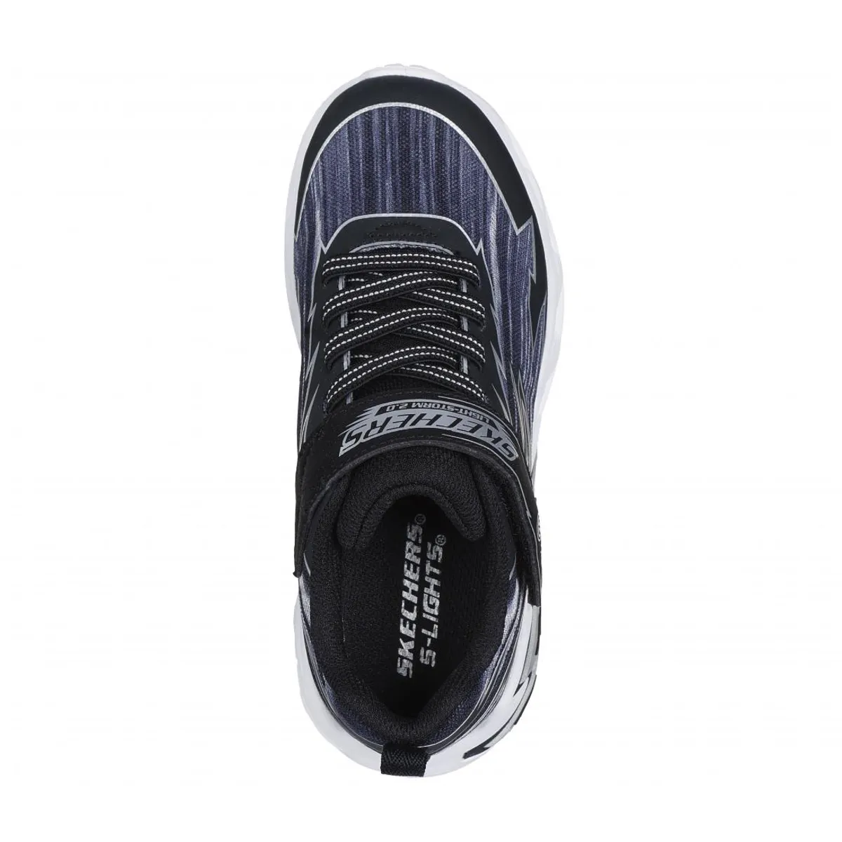 SKECHERS - Zapatilla Niño Light Storm 2.0 Bolt-Brights Negra Skechers