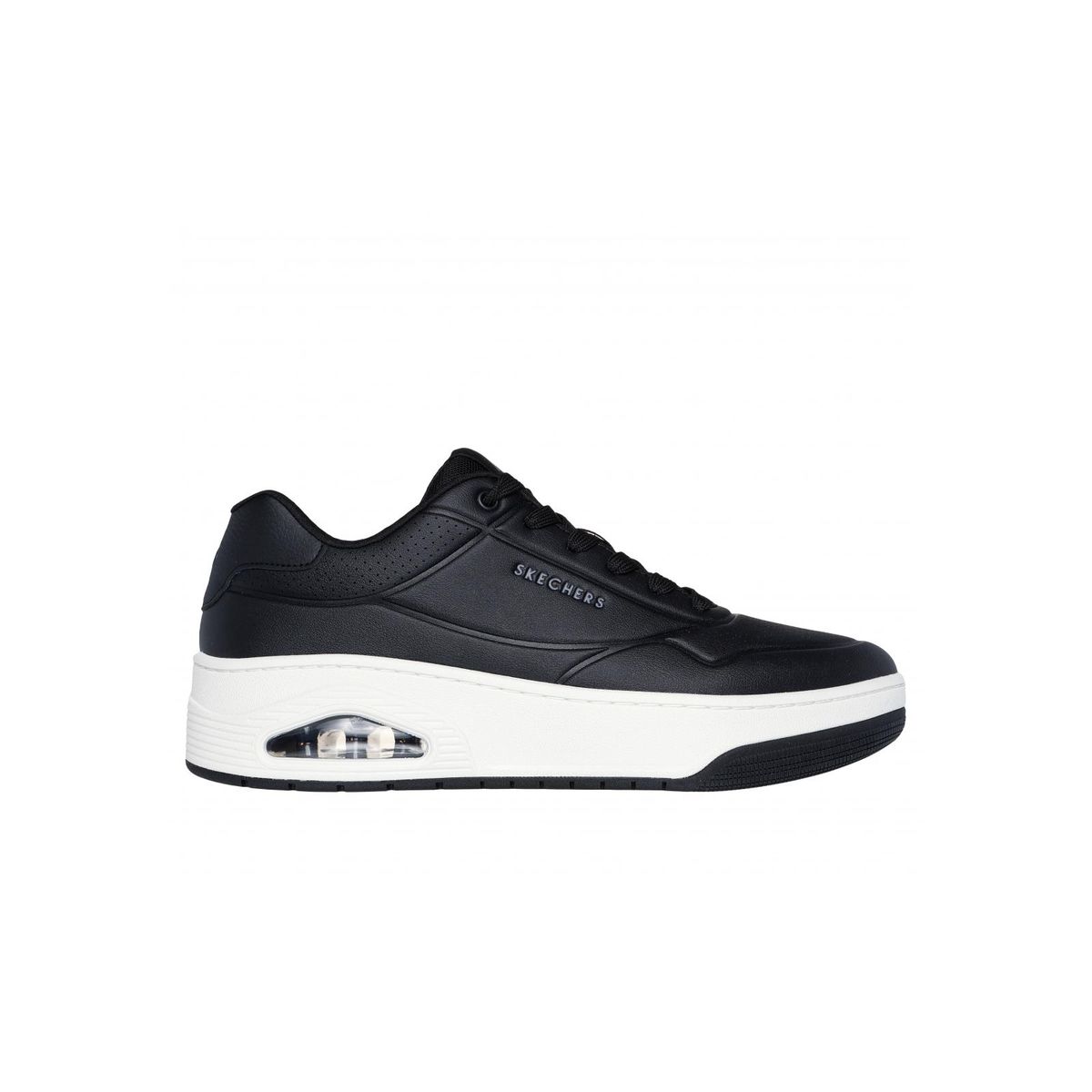 SKECHERS - Zapatilla Hombre Uno Court Negro Skechers