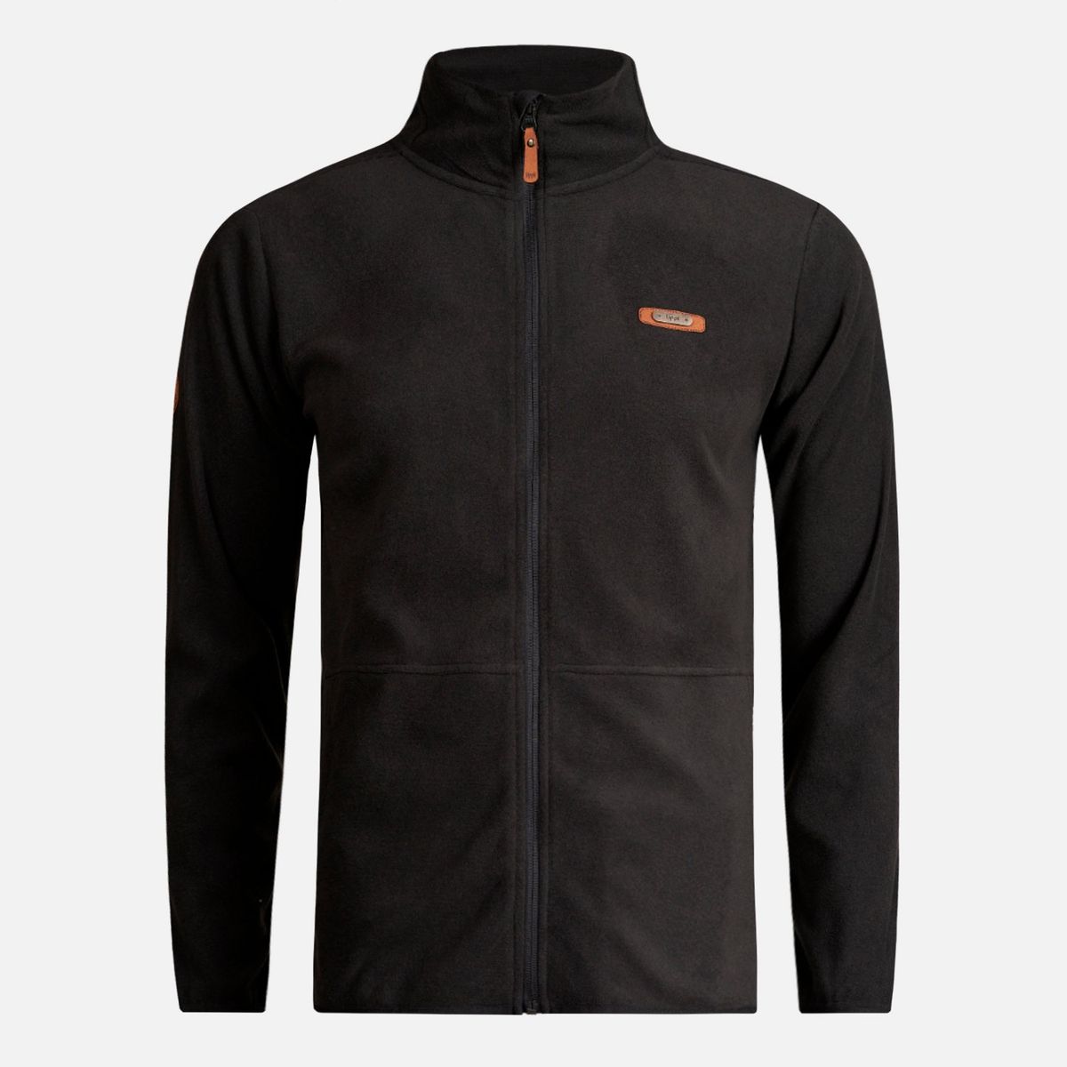 LIPPI - Poleron Teen Boy Stripes Nano-F Full Zip Negro Lippi