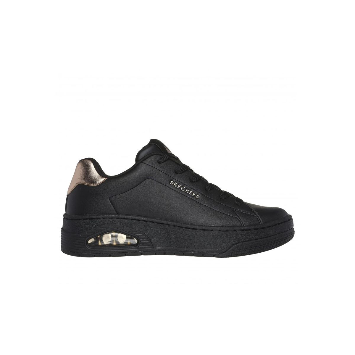 SKECHERS - Zapatilla Mujer Uno Court Courted Air Negro Skechers
