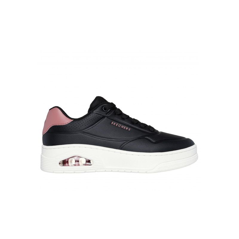 SKECHERS - Zapatilla Mujer Uno Court Fast Break Negro Skechers