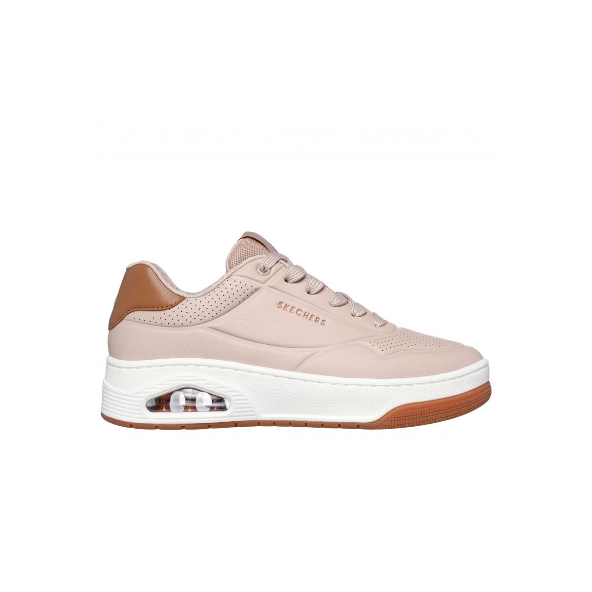 SKECHERS - Zapatilla Mujer Uno Court Fast Break Beige Skechers