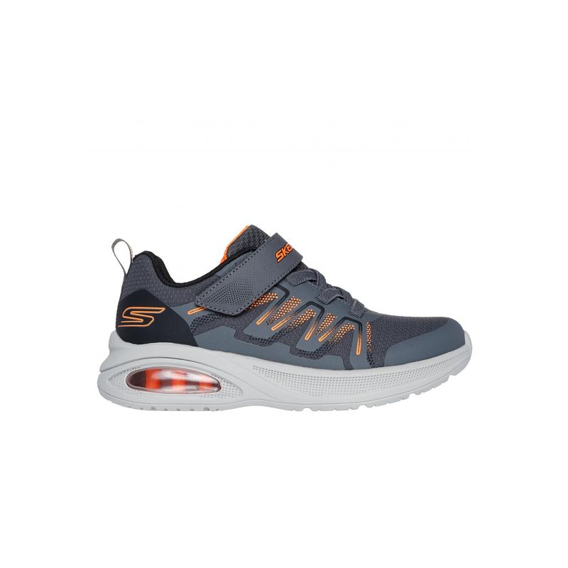 SKECHERS - Zapatilla Niño Microspec Max Advance Speker Gris Skechers