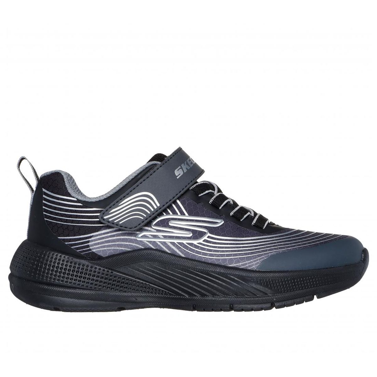 SKECHERS - Zapatilla Niño Microspec Advance Negra Skechers