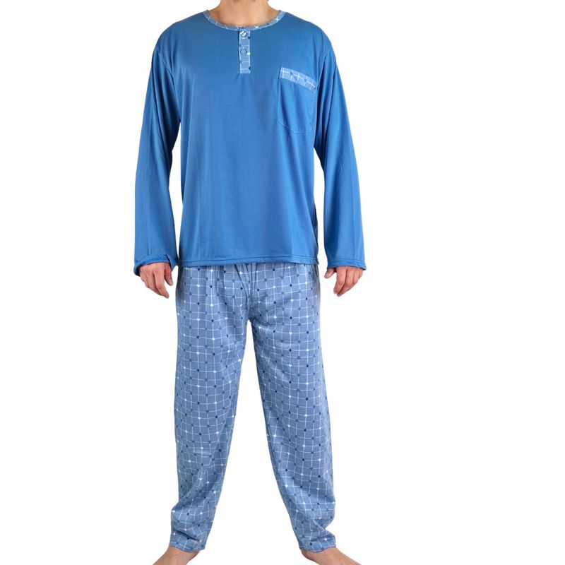 MPROPIA - Pijama Hombre Manga Larga Verano 529