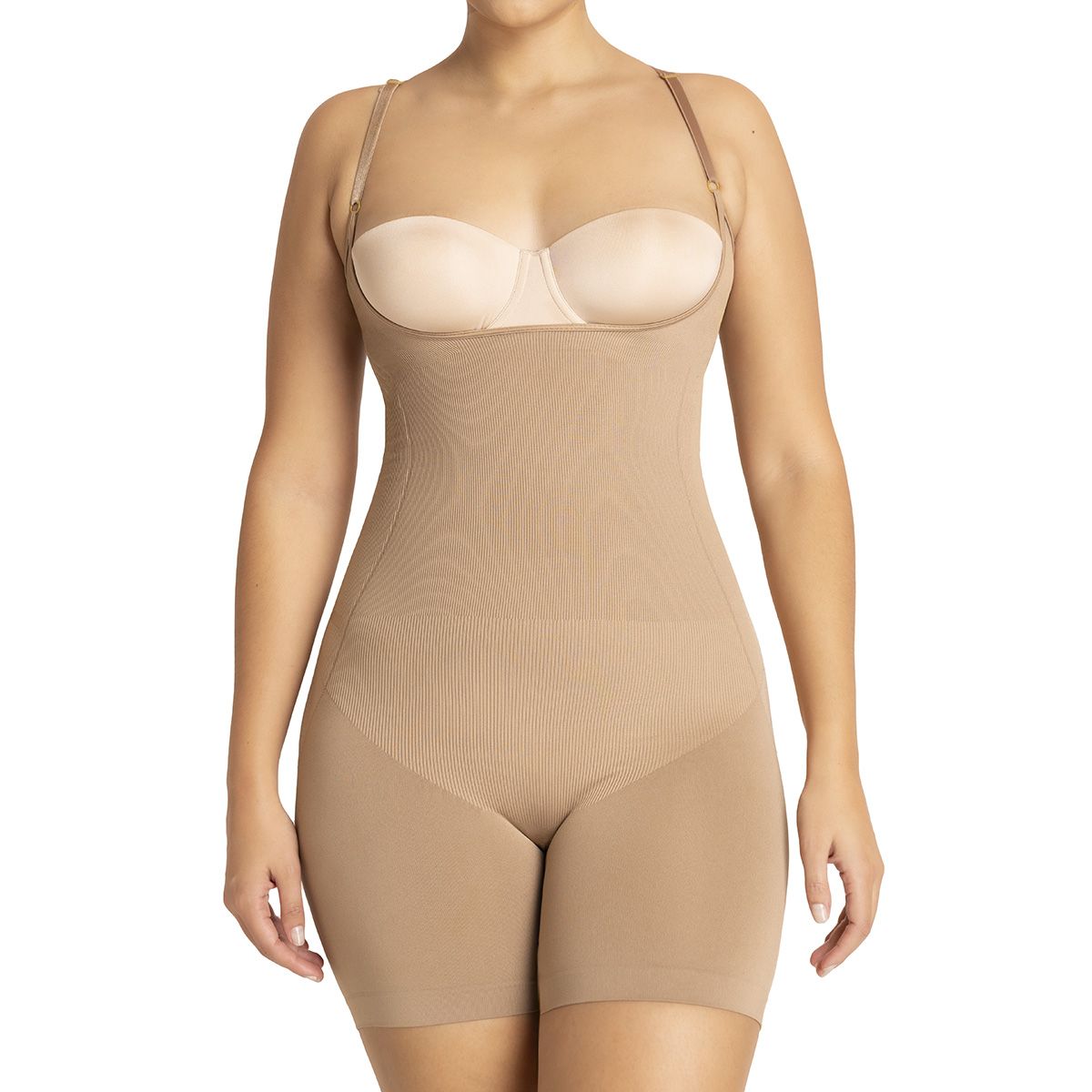 MONARCH - Body Reductivo Con Pierna Nude