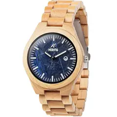 NERFIS - Reloj Mármol blue