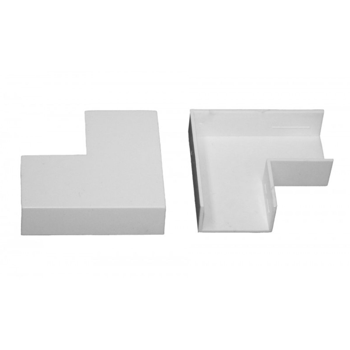 GENERICO - Curva 90 Grados Para Canaleta Eléctrica 20x10mm Pack 10und