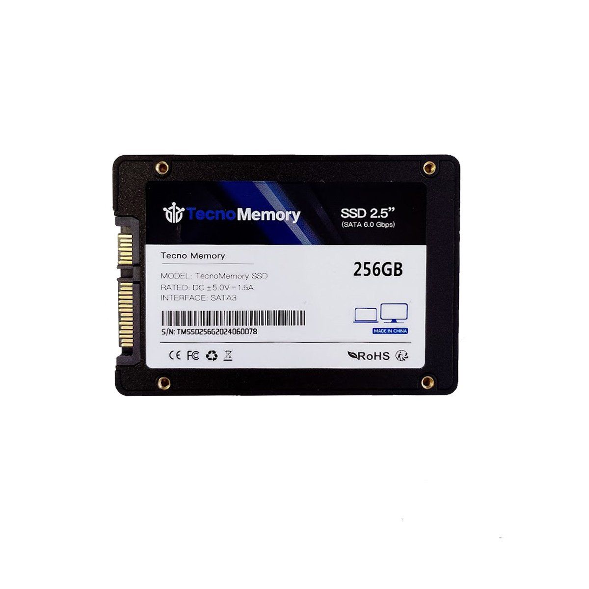 GENERICO - Tecnomemory SATA3 256GB SSD R520/W420