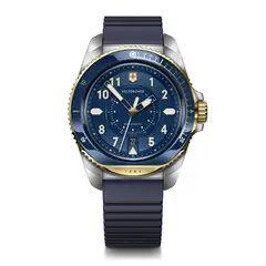 VICTORINOX - Reloj Journey 1884 correa caucho dial azul
