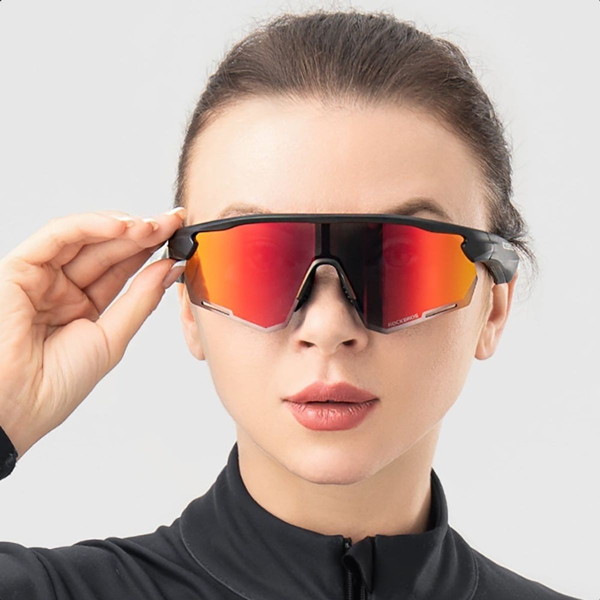 ROCKBROS - Lentes de ciclismo bluetooth polarizado TAC Rockbros SP251