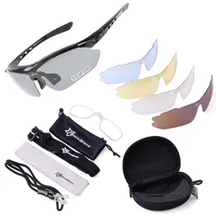 ROCKBROS - Lentes polarizado ciclismo 5 micas 12 piezas uv400