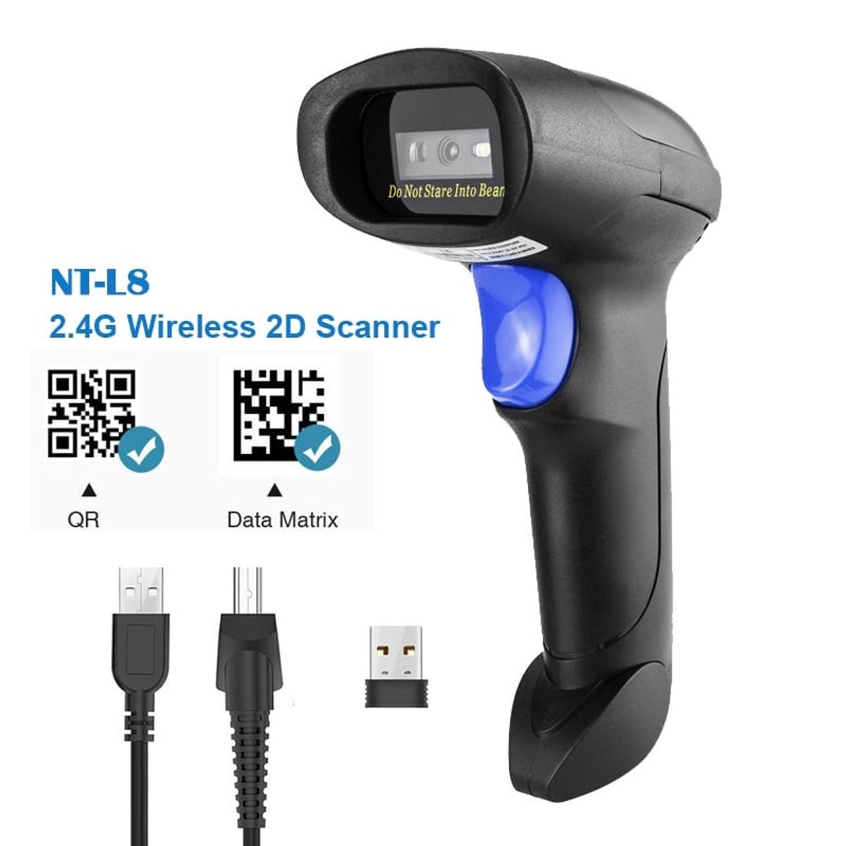 NETUM - Lector De Códigos De Barra inalambrico Qr Pdf417 2D Netum NT-L8