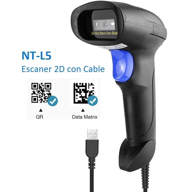 NETUM - Escaner Lector De Códigos De Barra Qr Pdf417 2D Netum NT-L5