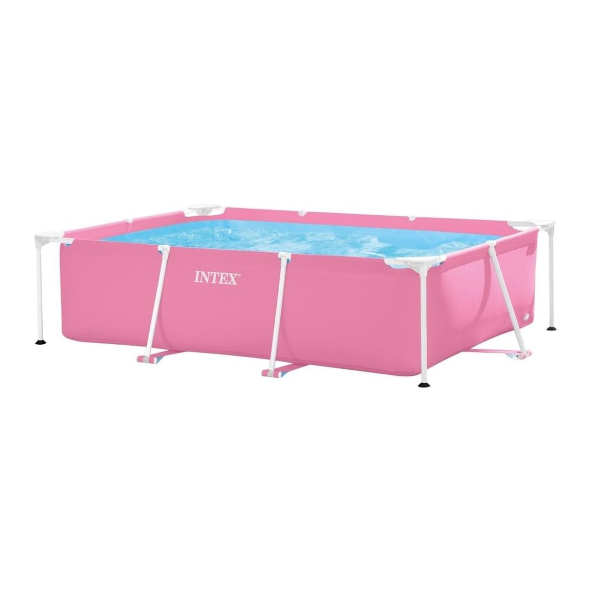 INTEX - Piscina Estructural Rectangular INTEX 220 x 150 x 60 cm 1.662L Rosada