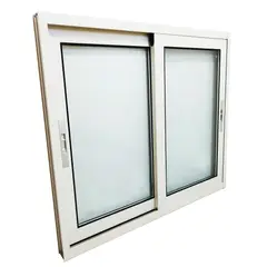 CASTLETEC - Ventana corredera termopanel aluminio RPT vidrio Templado 120x120cm