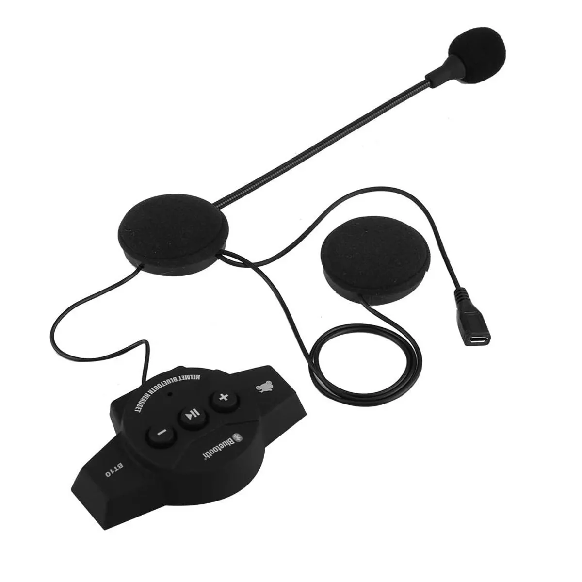 GENERICO - Manos Libres Audífonos Bt Para Casco De Moto Bt10