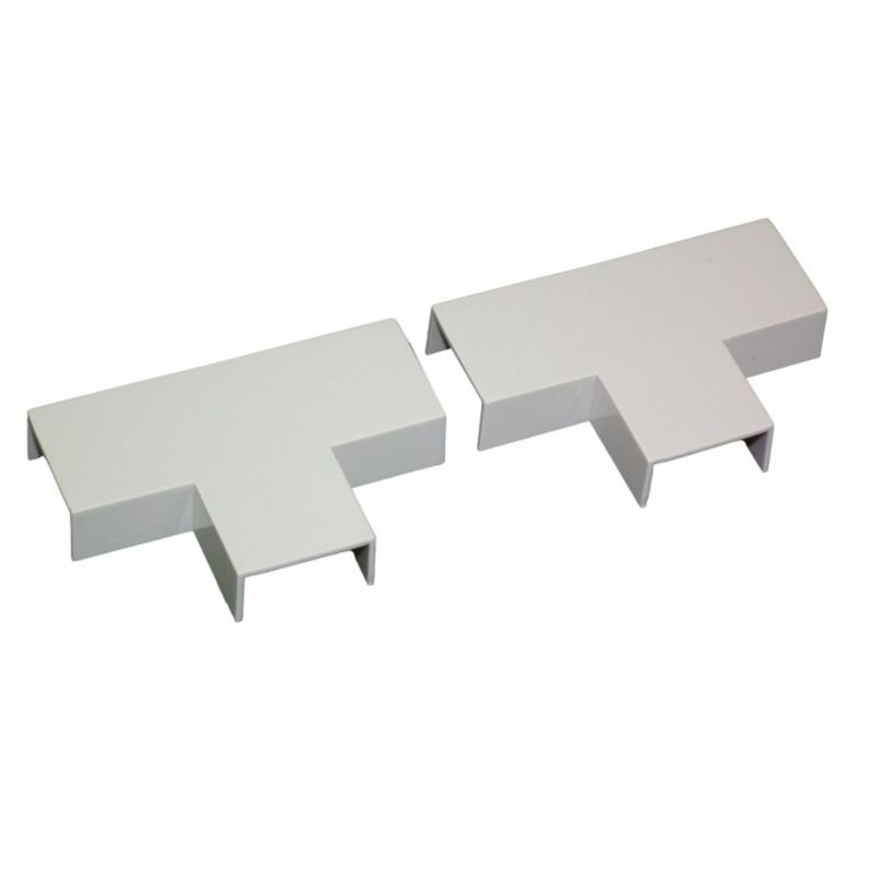 GENERICO - Curva T Canaleta Eléctrica 20x10mm Pack 10 Und