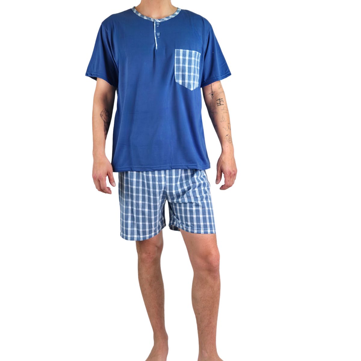 LIKE SHOP - Pijama Hombre Verano Short Y Polera 524